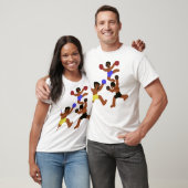 Drei Kämpfer – T-Shirt mit dynamischer Bewegung (Unisex)
