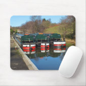 Drei Kanalboote Mousepad (Mit Mouse)