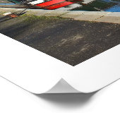 Drei Kanalboote Poster (Ecke)