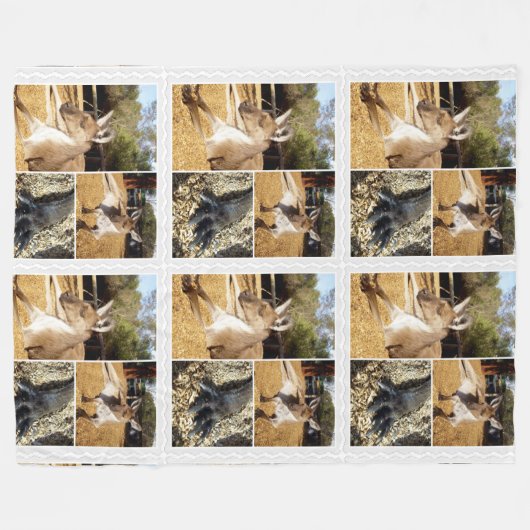 Drei Kangaroo-BilderCollage, Lge Fleece Blanket (Vorderseite (Horizontal))