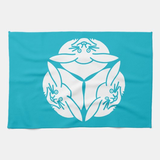 Drei Kaninchen Küchentuch (Horizontal)