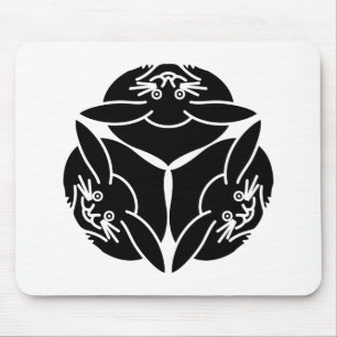 Drei Kaninchen Mousepad