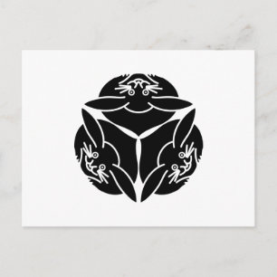 Drei Kaninchen Postkarte