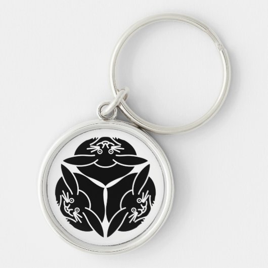 Drei Kaninchen Schlüsselanhänger (Vorne)