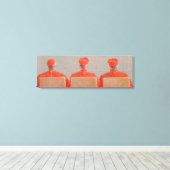 Drei Kardinäle 2010 Leinwanddruck (Insitu (Holzboden))