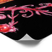 DREI KARNIVALMASKEN IN BLAU, ROT, GELB POSTER (Ecke)