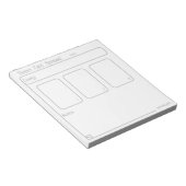 Drei-Karten-Tarot-Verteilung (mittel, einfach) Edi Notizblock (angewinkelt)