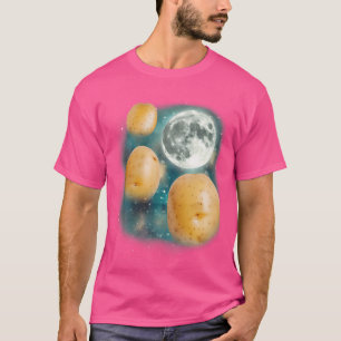 Drei Kartoffel Mond 3 Knollen Heulender Kartoffelb T-Shirt