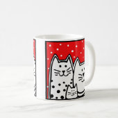 Drei Kätzchen Kaffeetasse (VorderseiteRechts)