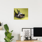 Drei Kätzchen umarmen sich Poster (Heimbüro)