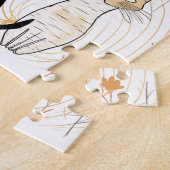 Drei Kätzchen und Blume Puzzle (Seite)