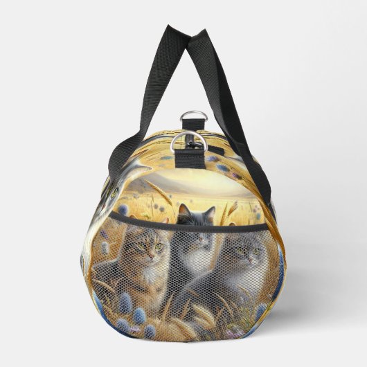 Drei Katzen / Chat Lover Duffle Bag (Rechts)