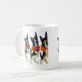 Drei Katzen durch Louis Wain - Vintage Kaffeetasse (Vorderseite Links)