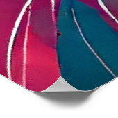 Drei Katzen farbiges Poster (Ecke)