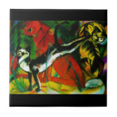 Drei Katzen Fliese (Vorderseite)