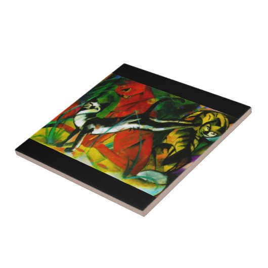 Drei Katzen Fliese (Seite)