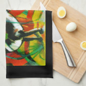 Drei Katzen Geschirrtuch (Viertel Falte)