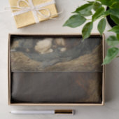 Drei Katzen in Straw von Julius Adams Seidenpapier (Geschenk)