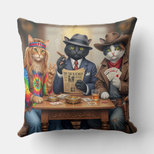 Drei Katzen Kissen