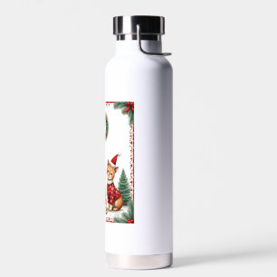 Drei Katzen Lustiger Weihnachtskatze hässlicher Xm Trinkflasche
