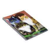 Drei Katzen mit Höflichkeit Notizblock (Rechte Seite)