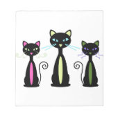 Drei Katzen Notizblock (Vorderseite)