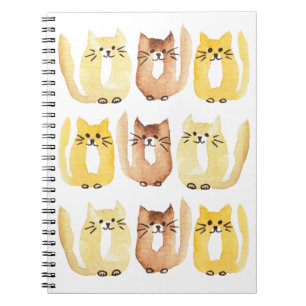 Drei Katzen Notizblock