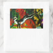 Drei Katzen Rechteckiger Aufkleber (Tasche)