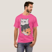 Drei Katzen T-Shirt (Vorne ganz)
