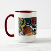 Drei Katzen von Franz Marc Beverage Tasse (Links)