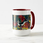Drei Katzen von Franz Marc Beverage Tasse (VorderseiteRechts)