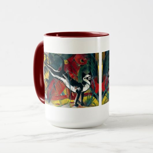 Drei Katzen von Franz Marc Beverage Tasse (Vorderseite Links)