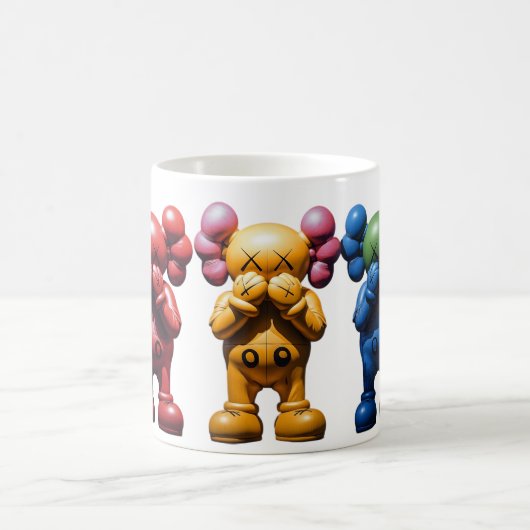 Drei Kaws Kaffeetasse (Mittel)