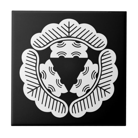 Drei Kiefern Fliese (Vorderseite)