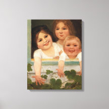 Drei Kinder am Fenster