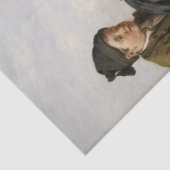 Drei Kinder, die wilde Berries im Wald picken Seidenpapier (Ausschnitt)