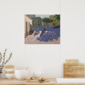 Drei Kinder mit Fahrrädern Spanien Poster (Küche)