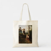 Drei Kinder pflücken Berries im Wald Tragetasche (Rückseite)