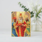 DREI KINDER POSTKARTE (Stehend Vorderseite)