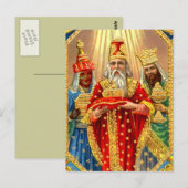 DREI KINDER POSTKARTE (Vorne/Hinten)