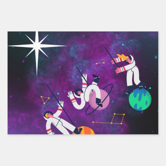 Drei-Kings-Wrapping-Papier Geschenkpapier Set (Vorderseite 3)