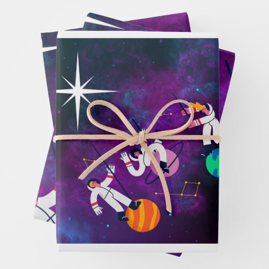 Drei-Kings-Wrapping-Papier Geschenkpapier Set (Beispiel)