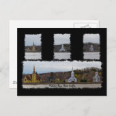 Drei Kirchen Postkarte (Vorne/Hinten)