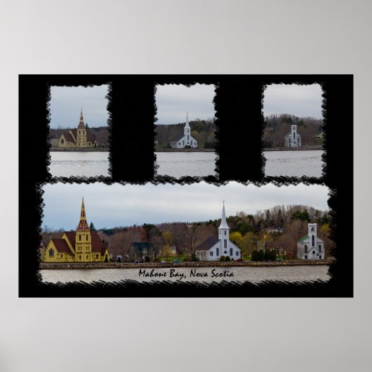Drei Kirchen Print Poster (Vorne)