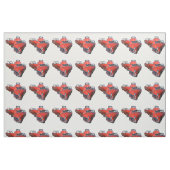 drei klassische rote und weiße Vintage-Autos, Stoff (Fat Quarter (45,7 x 55,9 cm))