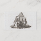 Drei klassischer Grieche der Umgangsform-/drei Visitenkarte (Rückseite)