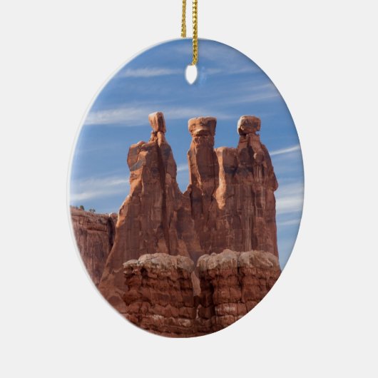 Drei Klatsch Keramikornament (Rechts)