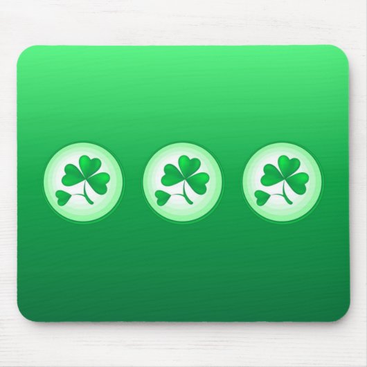 Drei Kleeblätter Mousepad (Vorne)