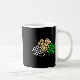 Drei Kleeblatts Leopard Buffalo Kariert St Patrick Kaffeetasse