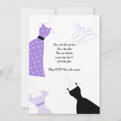 Drei Kleider Einladung (Rückseite)